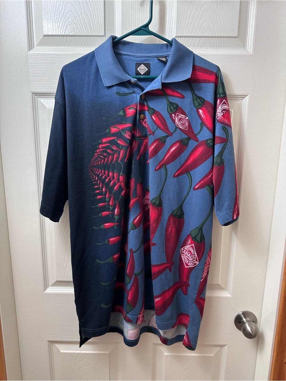 Vintage Tabasco Polo Shirt Men’s Large